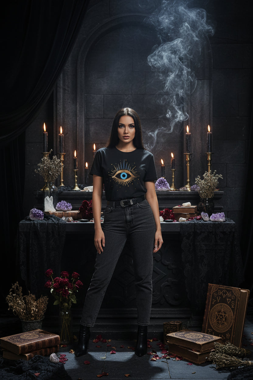 Evil Eye Shirt - Sorceress Sanctuary Black Eye / S-Black Eye / M-Black Eye / L-Black Eye / XL-Black Eye / 2XL