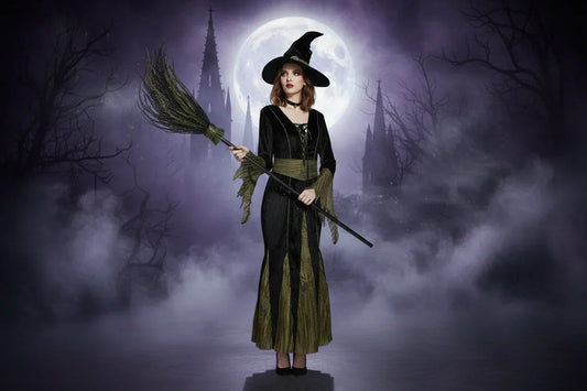 Evil Witch Outfit - Sorceress Sanctuary Big Female Evil Witch / S-Big Female Evil Witch / M-Big Female Evil Witch / L
