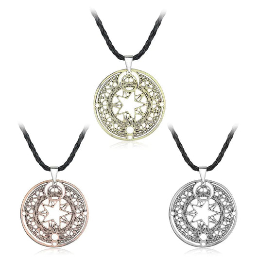 Magic Circle Pendant Necklace Sorceress Sanctuary