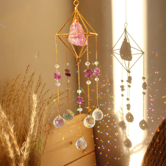 Natural Crystal Wind Chime