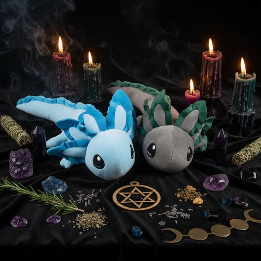 Axolotl Plush Dinosaur Toy - Cute Festival Gift Sorceress Sanctuary