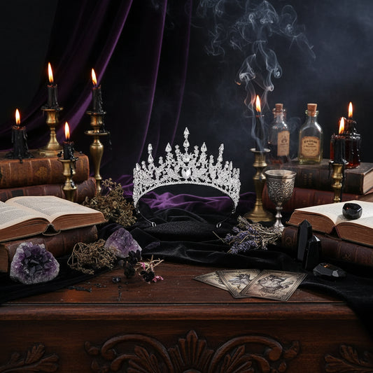 Fae Baroque Crowns - Sorceress Sanctuary Purple-Green-Blue-Black-Silver