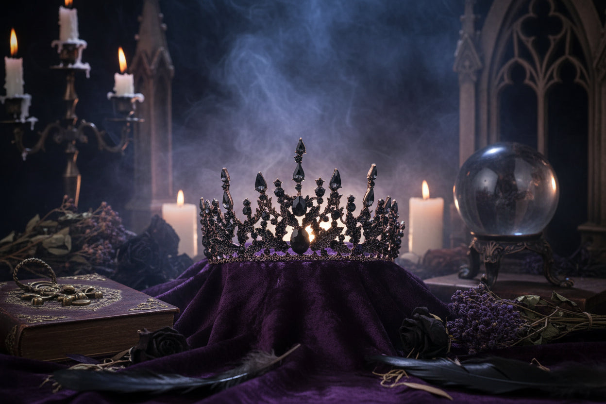 Fae Baroque Crowns - Sorceress Sanctuary Purple-Green-Blue-Black-Silver