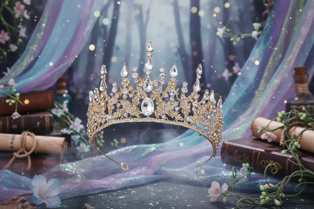 Fae Baroque Crowns - Sorceress Sanctuary Purple-Green-Blue-Black-Silver