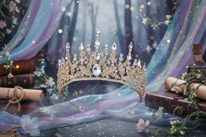 Fae Baroque Crowns - Sorceress Sanctuary Purple-Green-Blue-Black-Silver