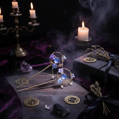 Fae Crystal Wand - Sorceress Sanctuary White-Red-Pink-Purple-Light Pink