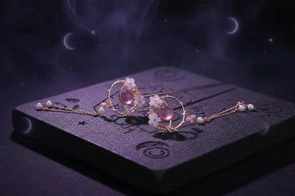 Fae Crystal Wand - Sorceress Sanctuary White-Red-Pink-Purple-Light Pink