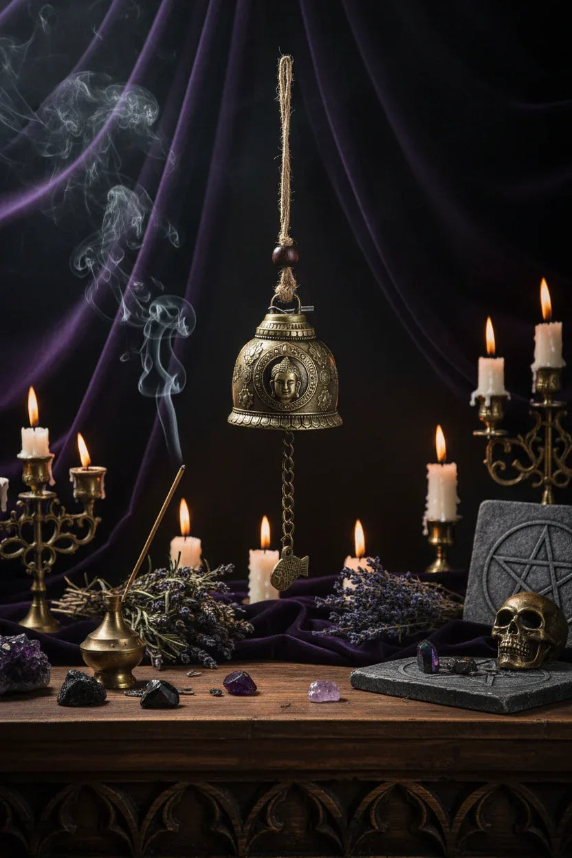 Feng Shui Bell - Sorceress Sanctuary Bronze