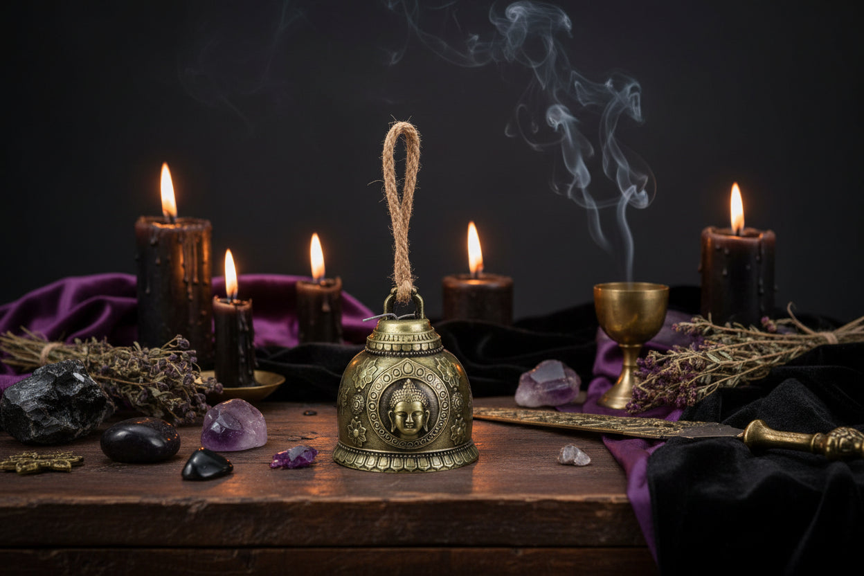 Feng Shui Bell - Sorceress Sanctuary Bronze