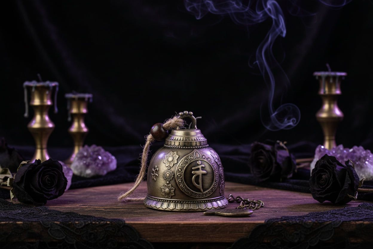 Feng Shui Bell - Sorceress Sanctuary Bronze