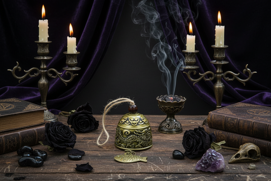 Feng Shui Bell - Sorceress Sanctuary Bronze