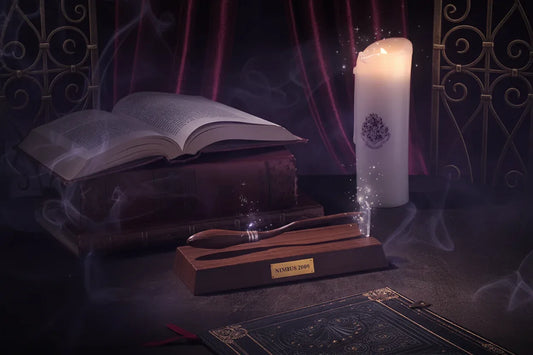Floating Broom Pen - Sorceress Sanctuary Brown