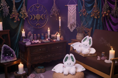 Flying Bat Plushie - Sorceress Sanctuary White / 35cm-White / 45cm