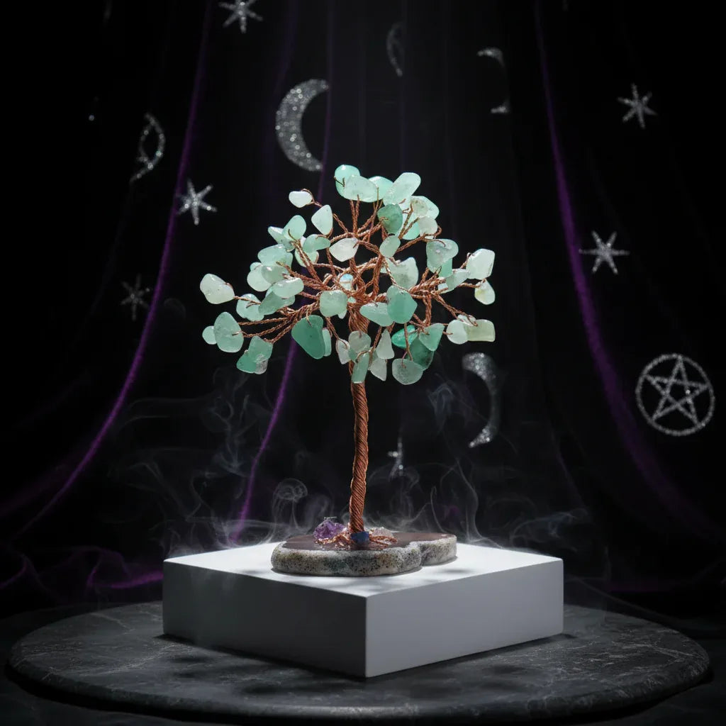 Natural Crystal Tree | Amethyst Base - Sorceress Sanctuary
