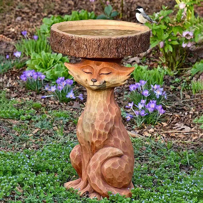 Enchanted Forest Fox | Bird Bath
