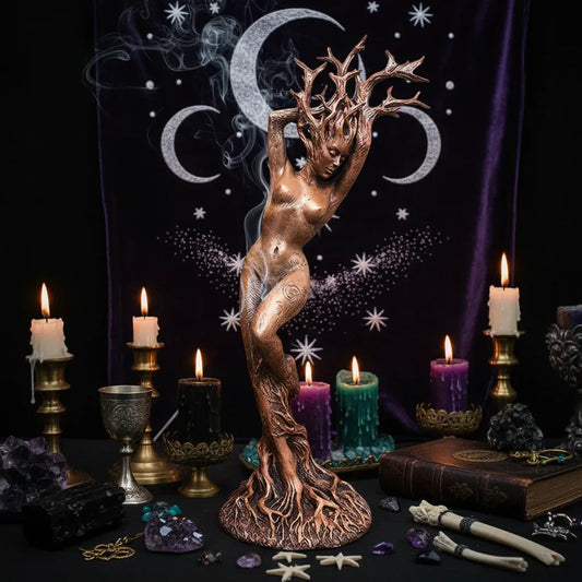 Forest God Statue - Sorceress Sanctuary Woman-Man