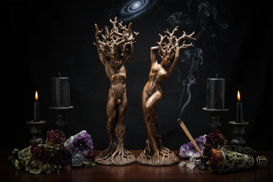 Forest God Statue - Sorceress Sanctuary Woman-Man