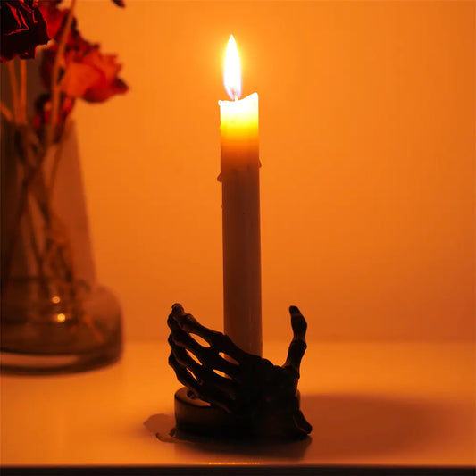 Skeleton Hand Candle Holder