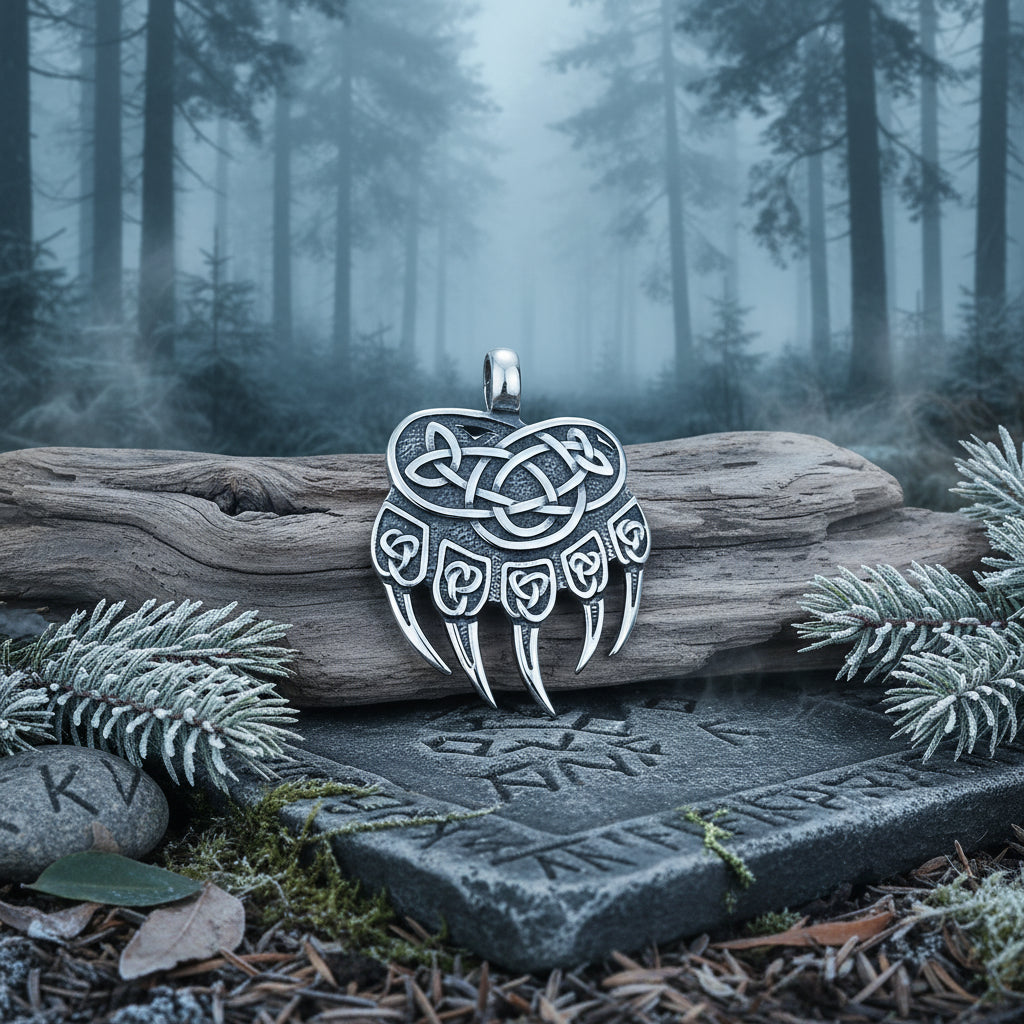 Viking Bear Claw Pendant