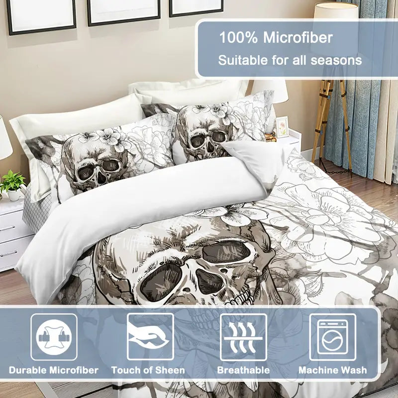 Premium Gothic Bedding Set | 3 Pc