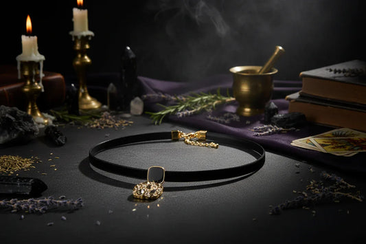 Geometric Crystal Choker - Sorceress Sanctuary New Grey Diamond Blocks