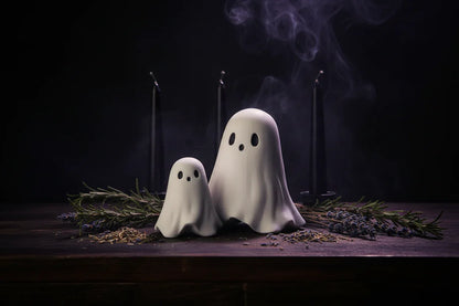 Ghost Statue - Sorceress Sanctuary A Pair of Ghost-Middle Finger Ghost-Red Love Ghost-White Love Ghost