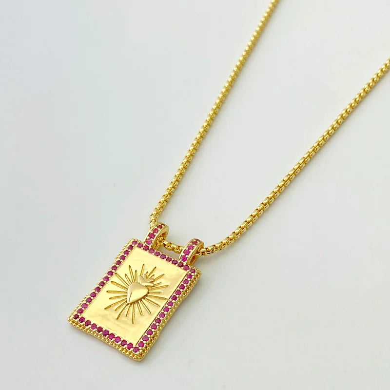 Gilded Tarot Pendant