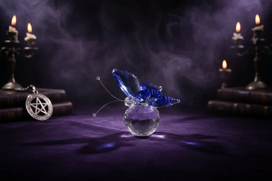 Glass Butterfly - Sorceress Sanctuary Pink-Blue-Clear-Purple-Yellow