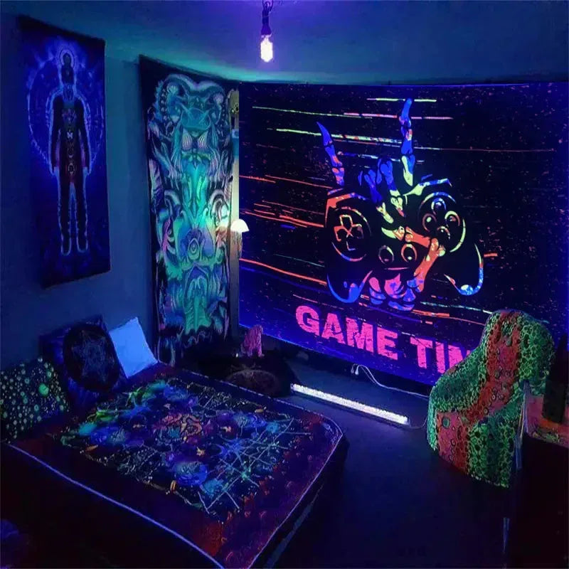 Glow Cosmic Tapestries - Sorceress Sanctuary 01 / 95 * 73cm Short Plush-01 / 150 * 150cm Short Plush-01 / 230*180cm Short Plush-01 / 95 * 73cm brushed cloth-01 / 150 * 100cm brushed cloth