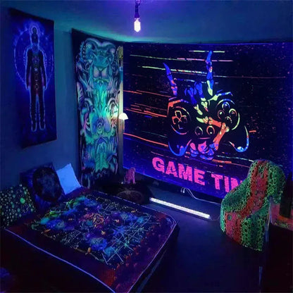Glow Cosmic Tapestries - Sorceress Sanctuary 01 / 95 * 73cm Short Plush-01 / 150 * 150cm Short Plush-01 / 230*180cm Short Plush-01 / 95 * 73cm brushed cloth-01 / 150 * 100cm brushed cloth