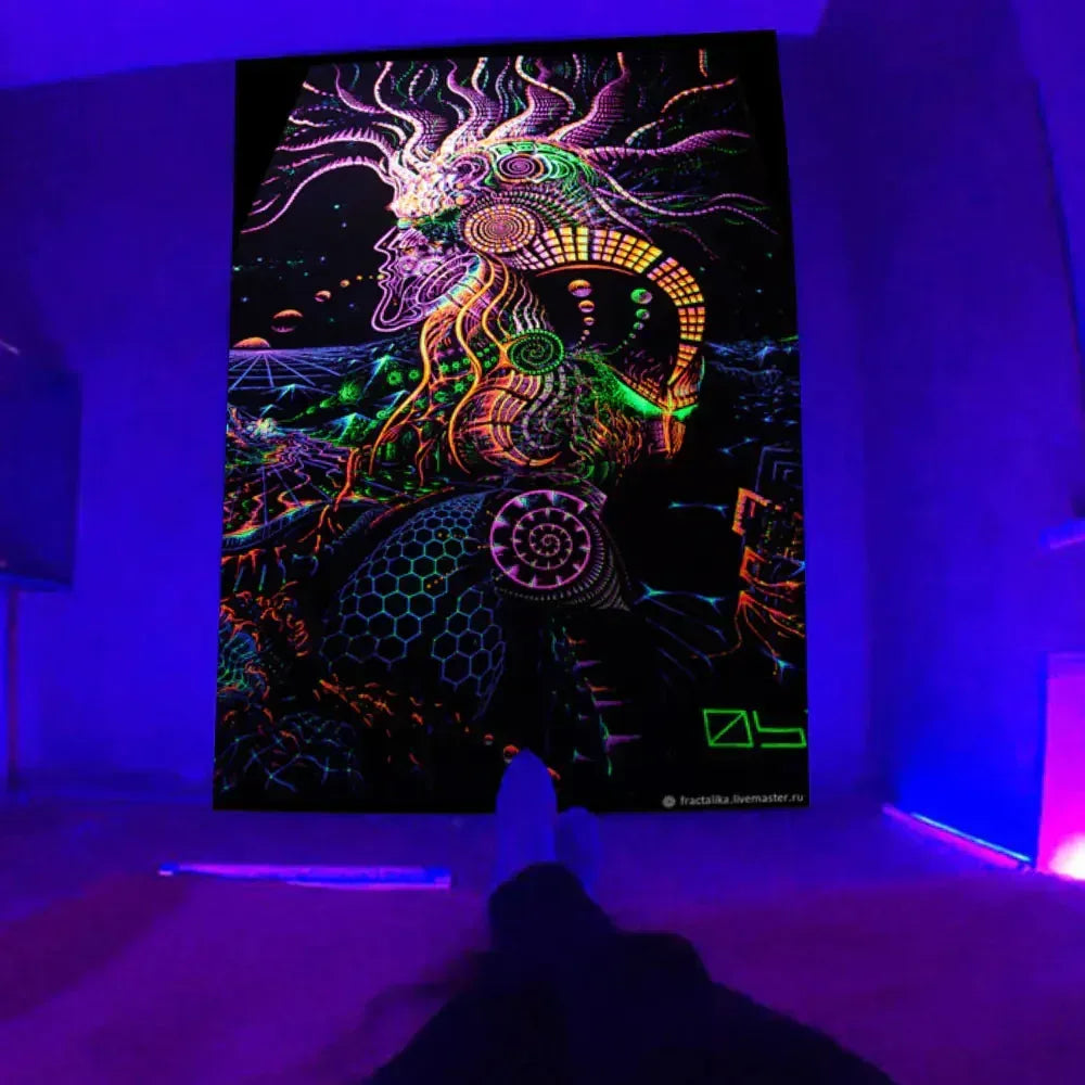 Glow Cosmic Tapestries - Sorceress Sanctuary 01 / 95 * 73cm Short Plush-01 / 150 * 150cm Short Plush-01 / 230*180cm Short Plush-01 / 95 * 73cm brushed cloth-01 / 150 * 100cm brushed cloth