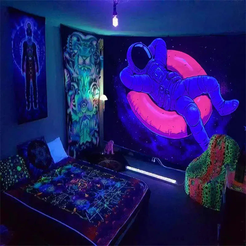 Glow Cosmic Tapestries - Sorceress Sanctuary 01 / 95 * 73cm Short Plush-01 / 150 * 150cm Short Plush-01 / 230*180cm Short Plush-01 / 95 * 73cm brushed cloth-01 / 150 * 100cm brushed cloth