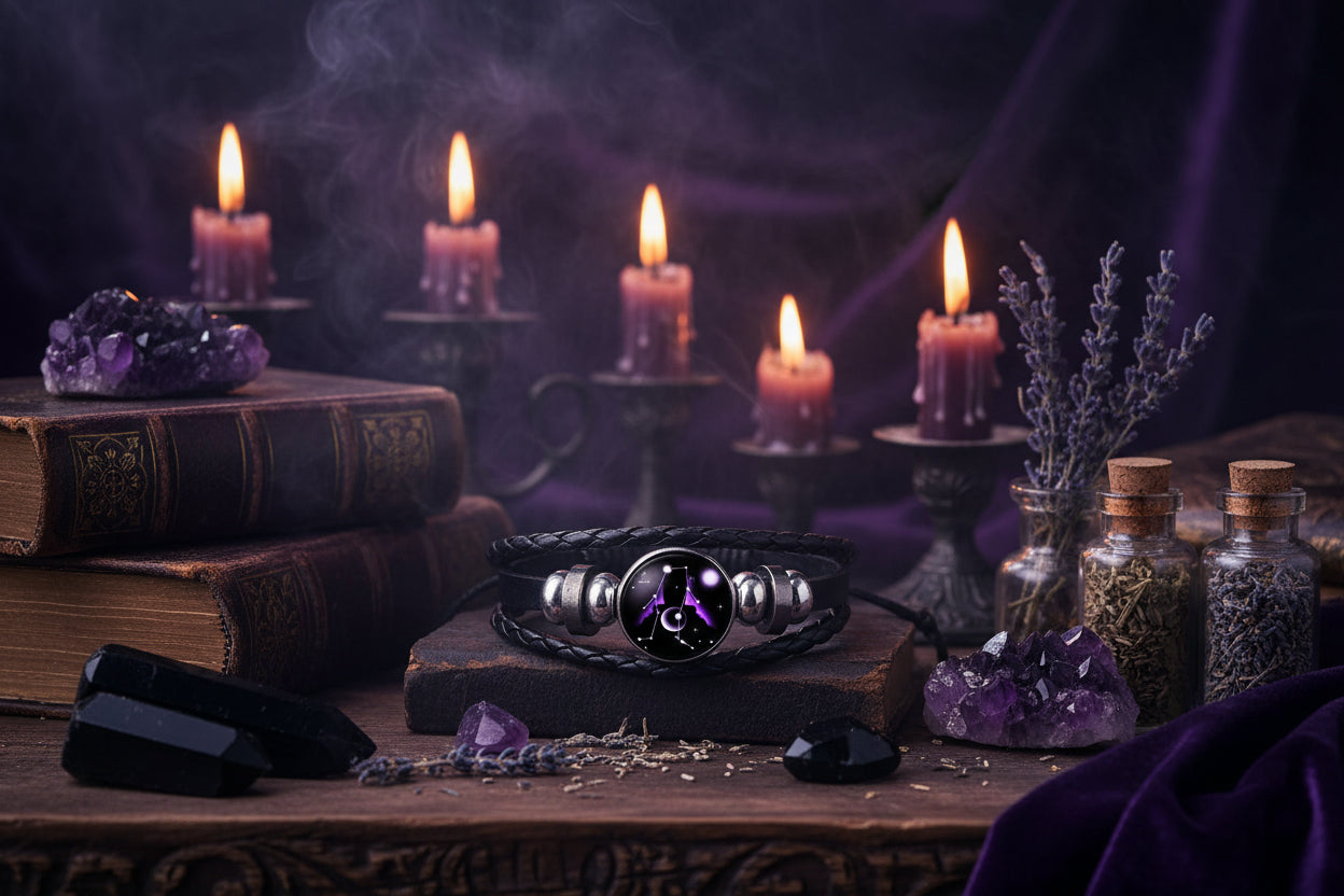 Glow Zodiac Bracelet - Sorceress Sanctuary Aries-Gemini-Leo-Pisces-Sagittarius
