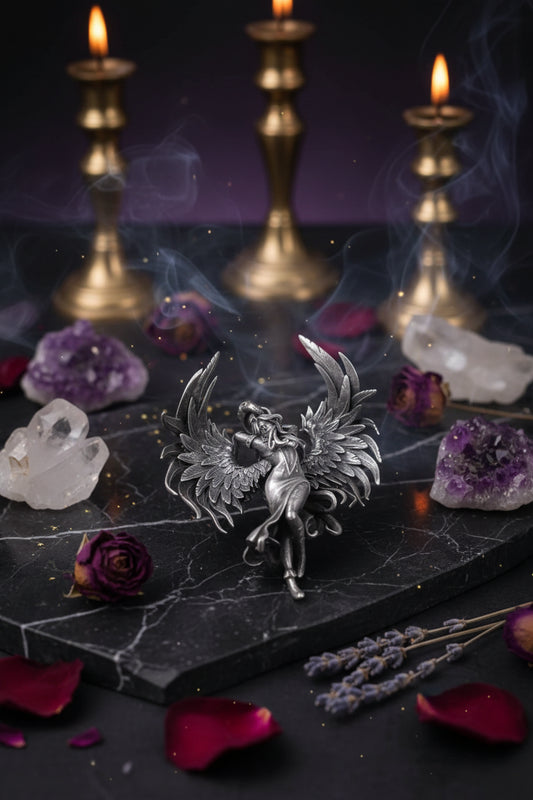 Angel Wings Lovers Pendant Sorceress Sanctuary