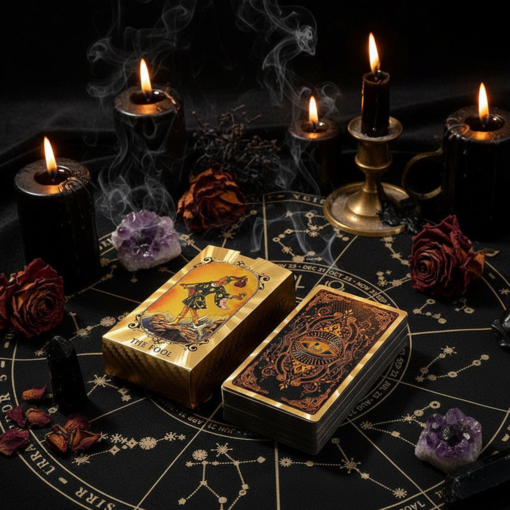 Gold Foil | Tarot Set - Sorceress Sanctuary Playing card