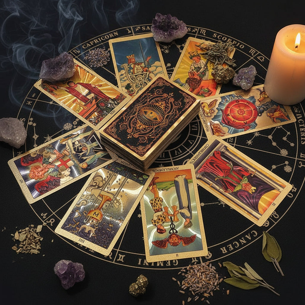 Gold Foil | Tarot Set - Sorceress Sanctuary Playing card