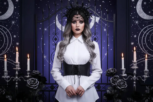 Gothic Rope Corset - Sorceress Sanctuary Black / CHINA / 70cm-Black / CHINA / 77cm-Black / CHINA / 86cm-Black / CHINA / 95cm-Black / CHINA / 104cm