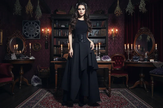 Gothic Skirt - Sorceress Sanctuary Black / S-Black / M-Black / L-Black / XL-Black / 2XL