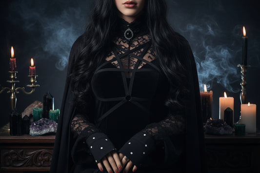 Gothic Star Harness - Sorceress Sanctuary S-M-L-XL