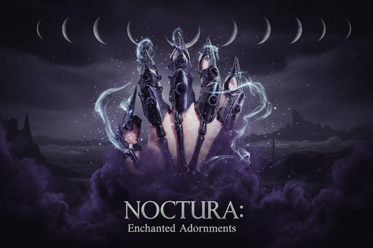 Gothic Tech Claws - Sorceress Sanctuary Five Rings Suit / Free Size-Ghost Hand Ring Suit / Free Size