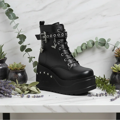 Gothic Witch Boots - Sorceress Sanctuary 35-36-37-38-39