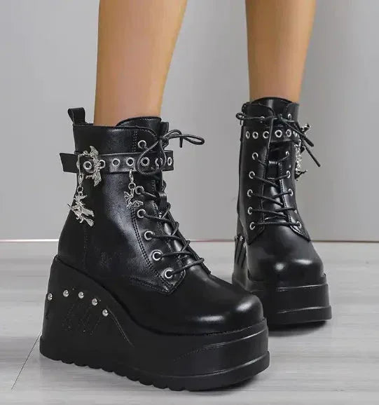 Gothic Witch Boots - Sorceress Sanctuary 35-36-37-38-39