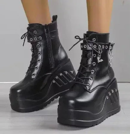 Gothic Witch Boots - Sorceress Sanctuary 35-36-37-38-39