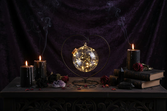 Gypsophila Wishing Bottle - Sorceress Sanctuary No5 battery / Moon love-No5 battery / Heart love-Button / Heart love-No5 battery / Semicircular-Button / Heart frame