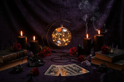 Gypsophila Wishing Bottle - Sorceress Sanctuary No5 battery / Moon love-No5 battery / Heart love-Button / Heart love-No5 battery / Semicircular-Button / Heart frame