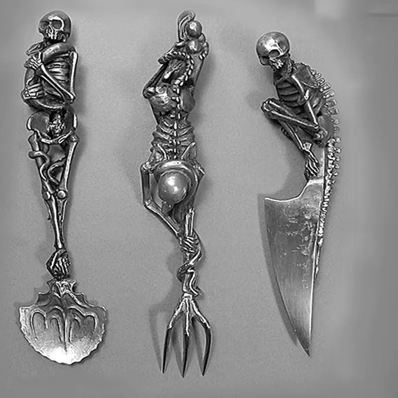 Spooky Halloween Cutlery Set Sorceress Sanctuary