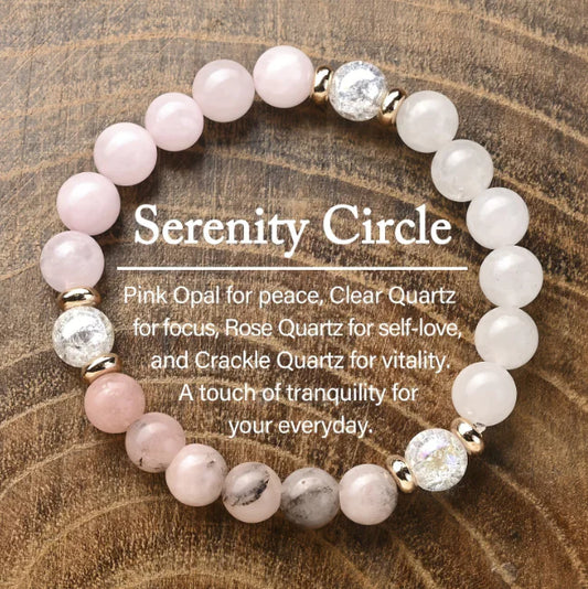 Rose Aura Crystal Bracelet