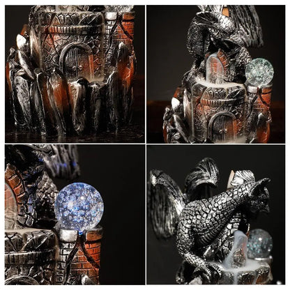 LED Dragon Incense Burner