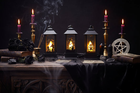 Halloween LED Lanterns - Sorceress Sanctuary 3 style-5 style-2 style-4 style-1 style