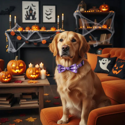 Halloween Pet Collars - Sorceress Sanctuary Black / M-White / S-Black / S-Purple / S-Black / L